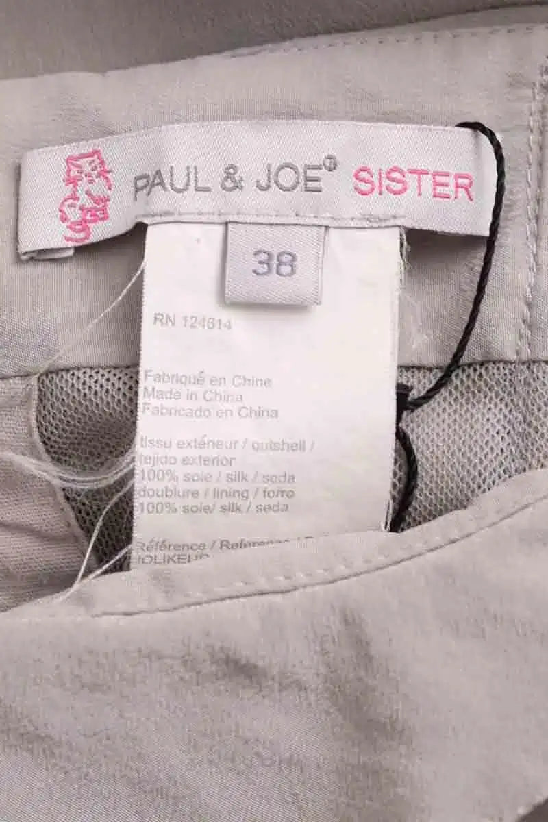 Robe Paul & Joe Gris en Soie
