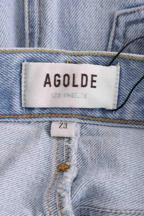 Jupe Agolde Bleu en Coton