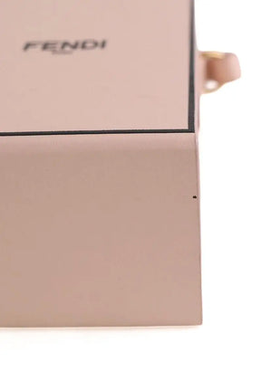 Sac à bandoulière Fendi VERTICAL BOX  Rose en Cuir