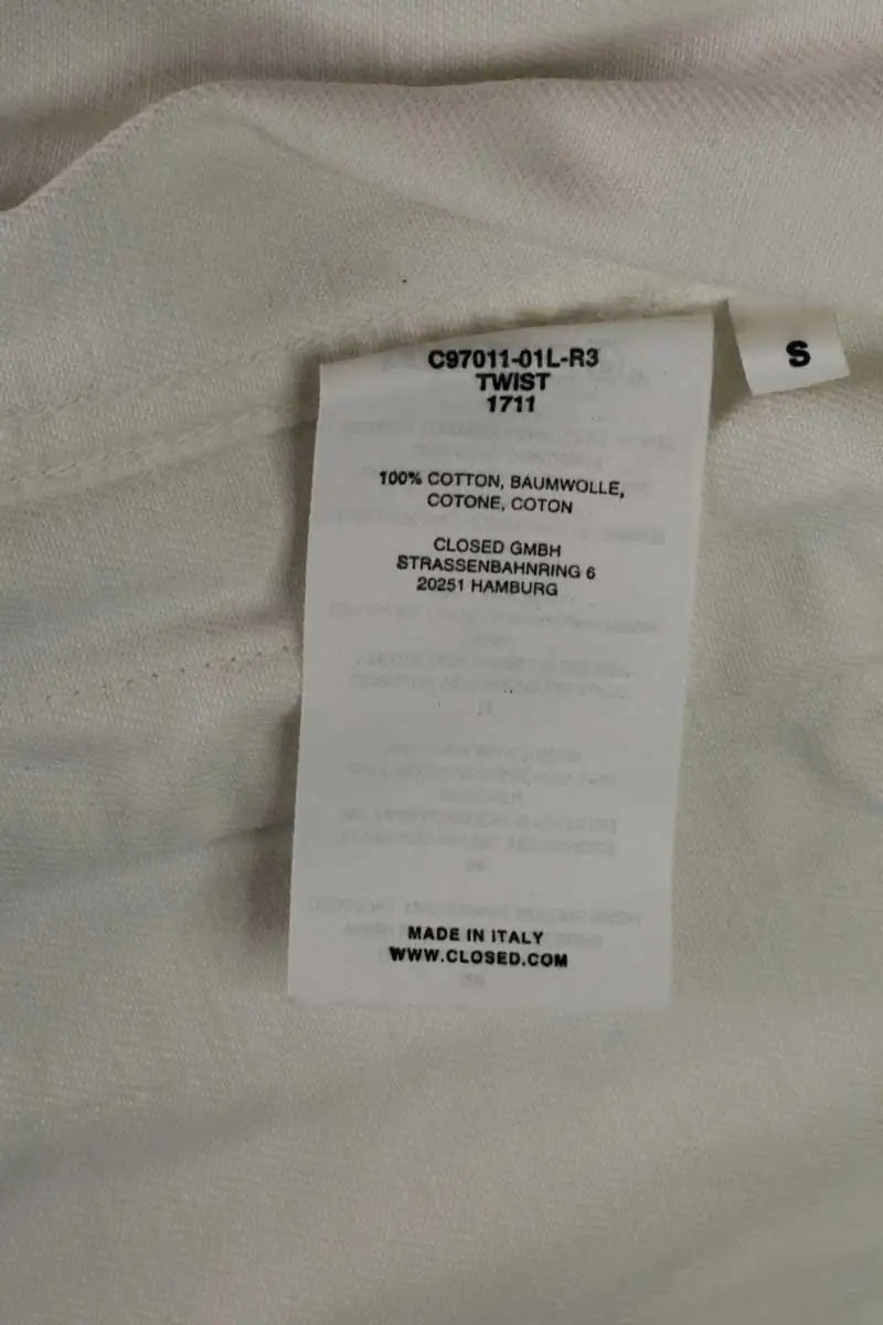 Veste Closed Blanc en Coton