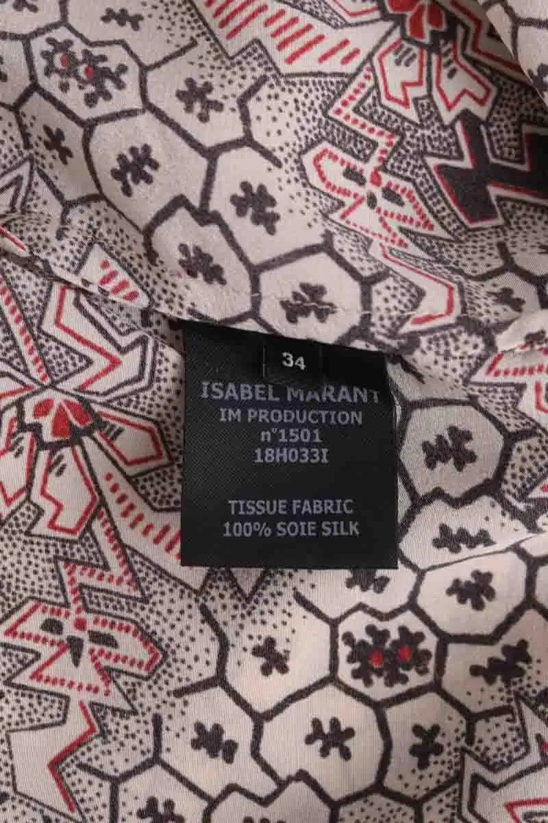 Blouse Isabel Marant Beige en Soie