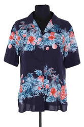 Chemise Lacoste Marine en Coton, taille S - Seconde Main