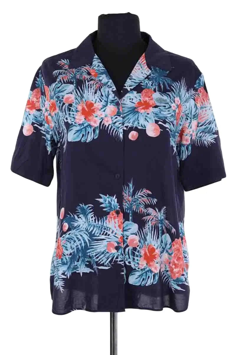 Chemise Lacoste Marine en Coton, taille S - Seconde Main