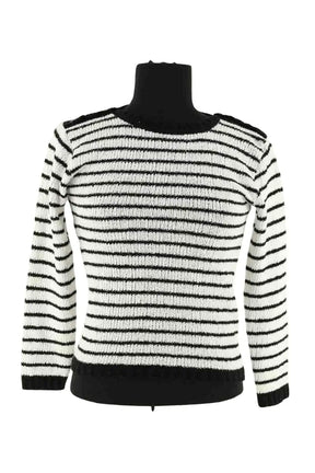 Pull Agnès B. Blanc en Laine, taille XS - Seconde Main