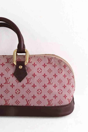Sac à main Louis Vuitton Alma Long Edition Limitée 20011 Bordeaux en Tissu