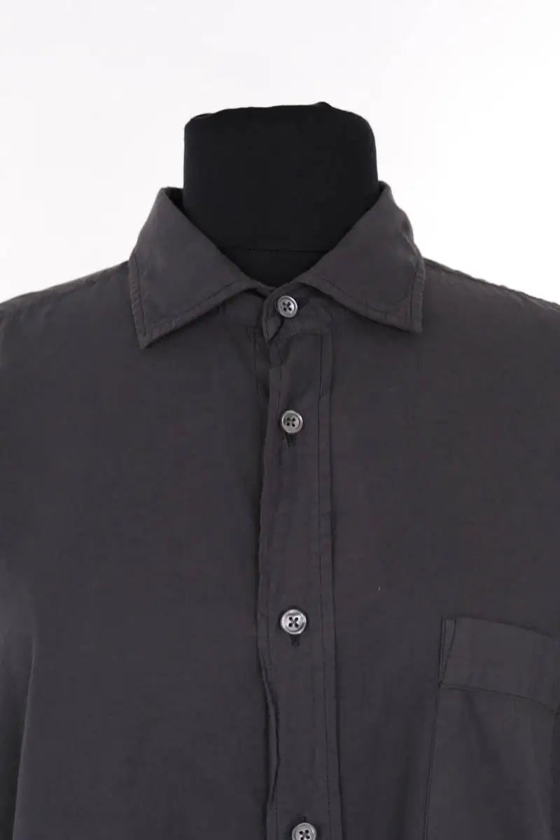 Chemise Hartford Anthracite en Coton