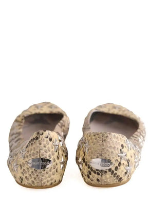 Ballerines Jimmy Choo Beige en Cuir