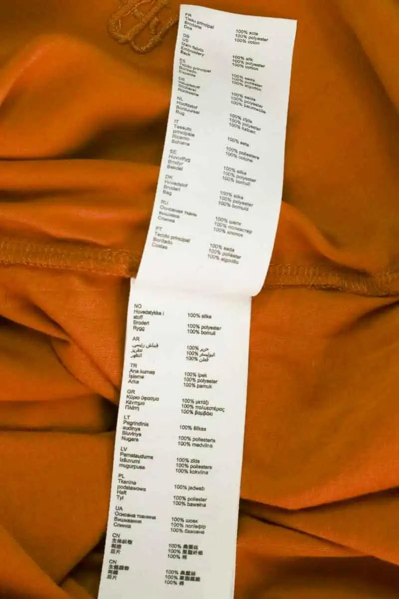 T-shirt Maje Orange en Soie