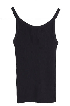 Top sans manche Sandro Noir en Viscose