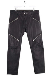 Pantalon Diesel Noir en Cuir, taille XL - Seconde Main