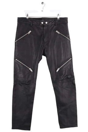 Pantalon Diesel Noir en Cuir, taille XL - Seconde Main