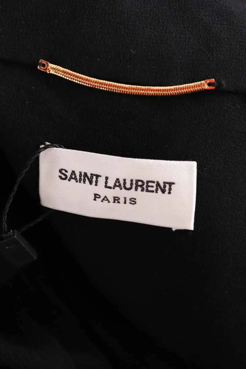 Blouse Saint Laurent Noir en Soie