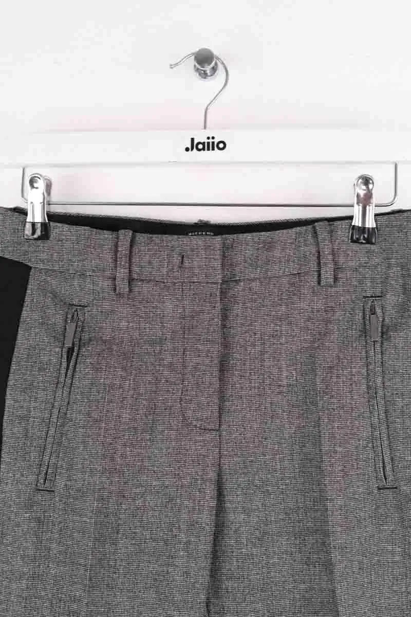 Pantalon droit Max Mara Gris en Laine