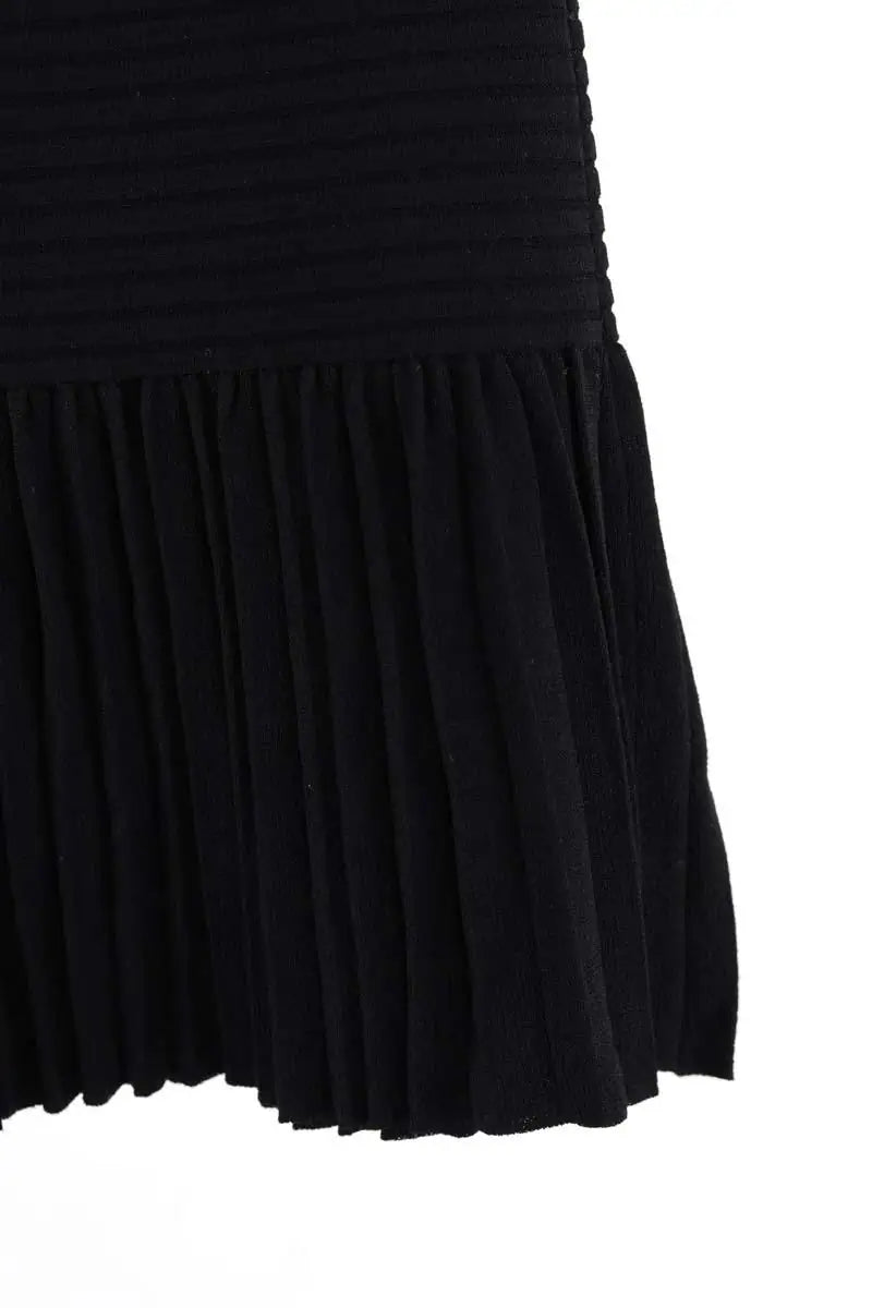 Mini jupe Sandro Noir en Velours