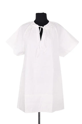 Robe Claudie Pierlot Blanc en Coton, taille XS - Seconde Main