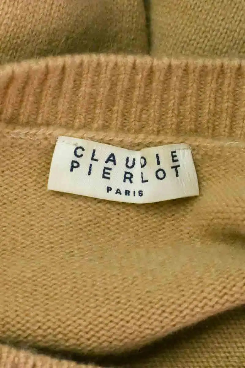 Pull Claudie Pierlot Beige en Cachemire