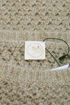 Pull Des Petits Hauts Doré en Synthétique