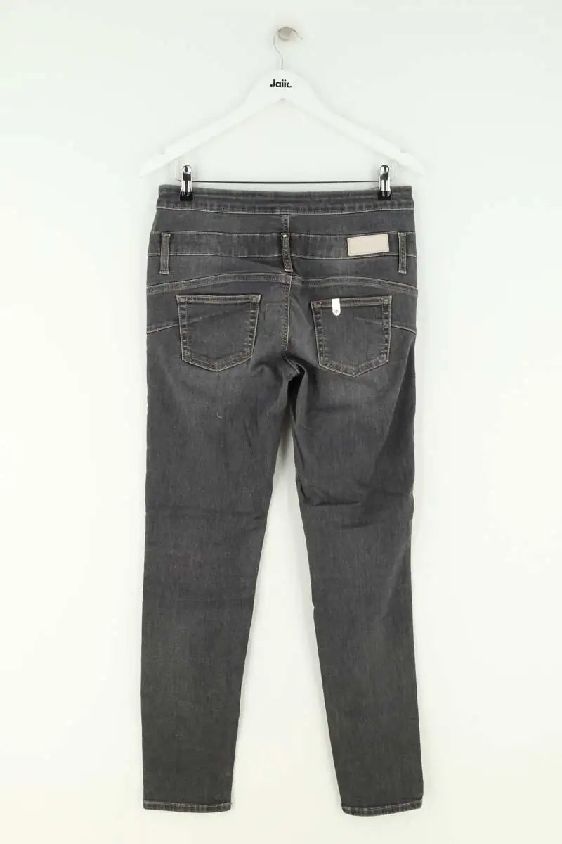 Jean slim Liu Jo Gris en Coton