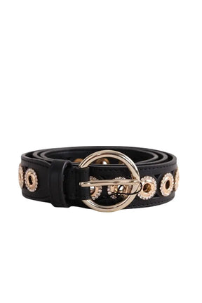 Ceinture en cuir Sandro Noir en Cuir, taille S - Seconde Main