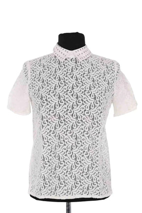 Top The Kooples Blanc en Coton, taille XXS - Seconde Main