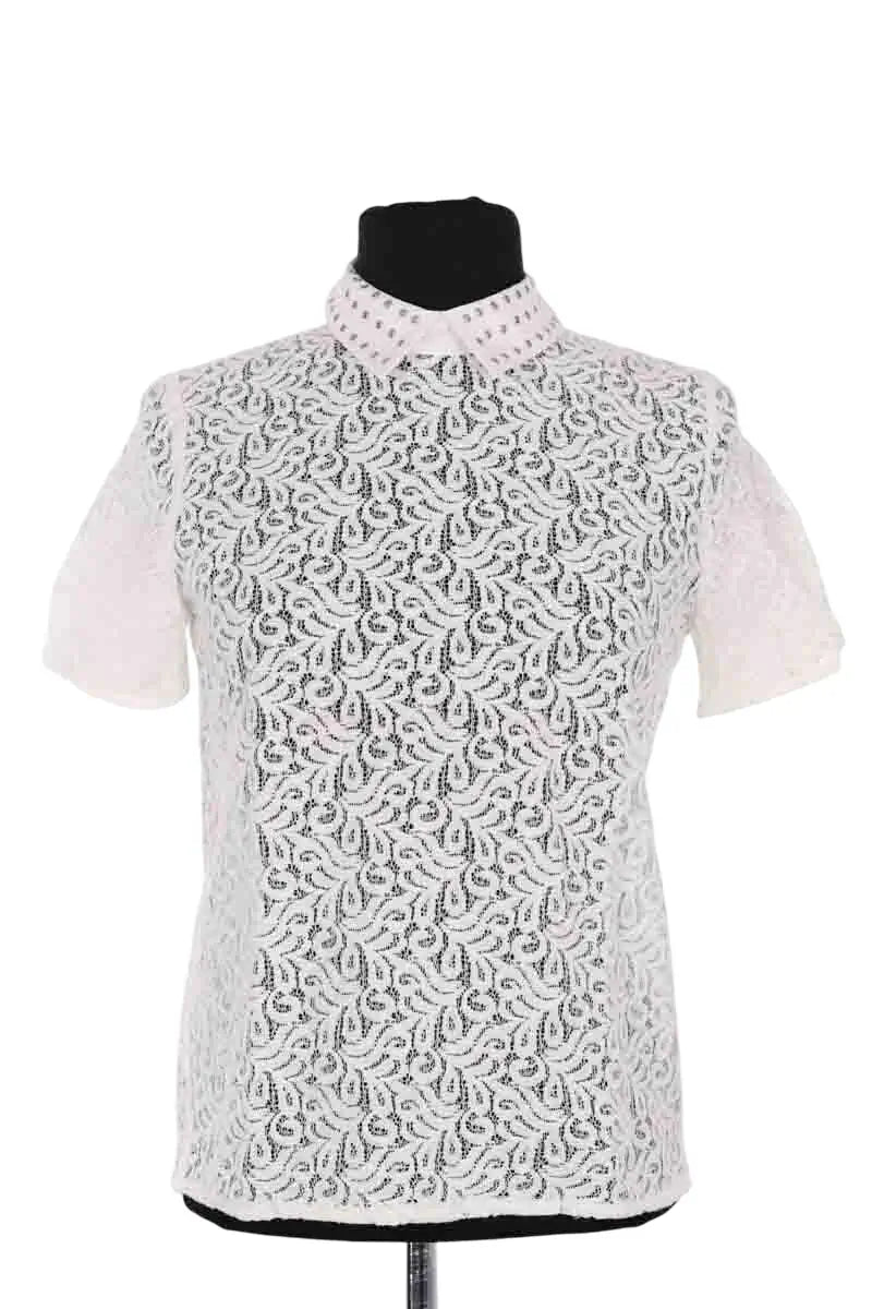 Top The Kooples Blanc en Coton, taille XXS - Seconde Main
