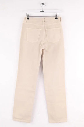 Jean droit Rouje Beige en Coton