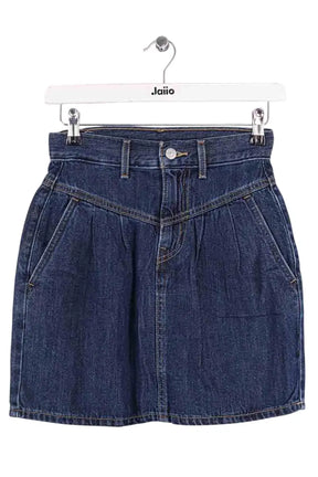 Mini jupe Levi's Bleu en Coton, taille XS - Seconde Main