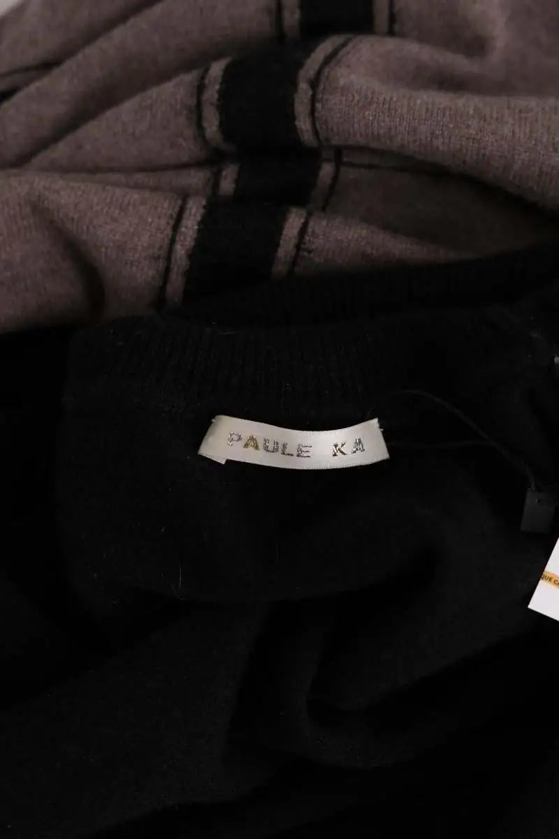 Pull Paule Ka Noir en Laine
