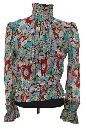 Blouse Laurence Bras Multicolore en Viscose, taille XS - Seconde Main