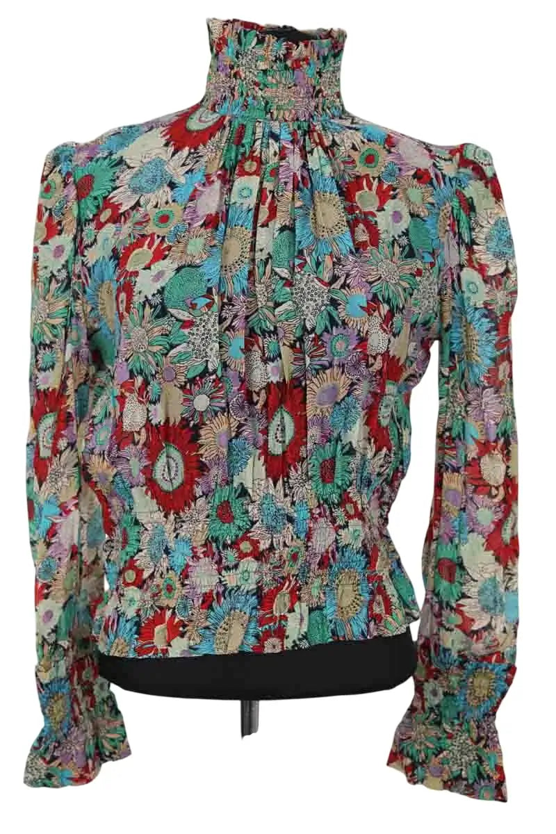 Blouse Laurence Bras Multicolore en Viscose, taille XS - Seconde Main