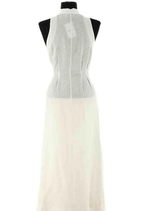 Robe Falconeri Blanc en Lin