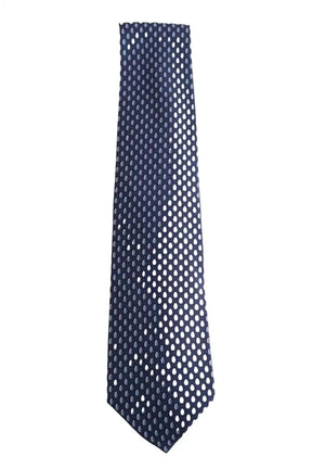 Cravate Hermès Bleu en Soie - Seconde Main