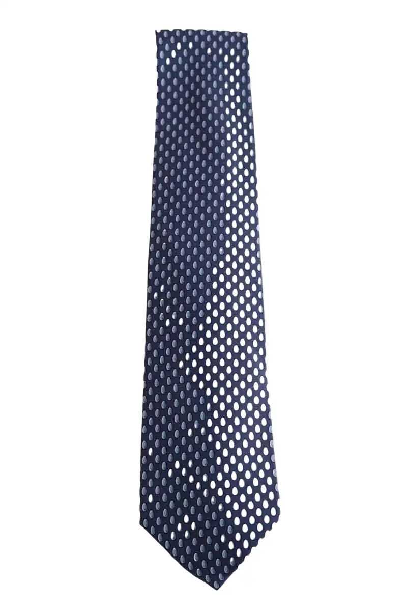 Cravate Hermès Bleu en Soie - Seconde Main