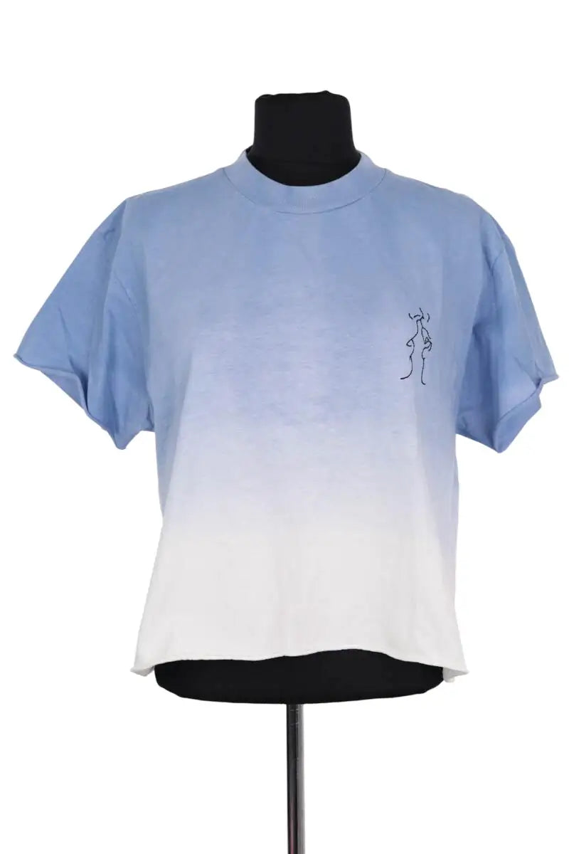 T-shirt The Kooples Bleu en Coton, taille S - Seconde Main