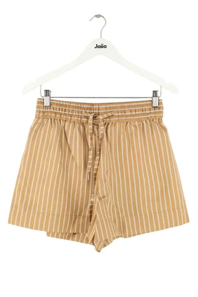 Bermuda Sandro Marron en Synthétique, taille S - Seconde Main