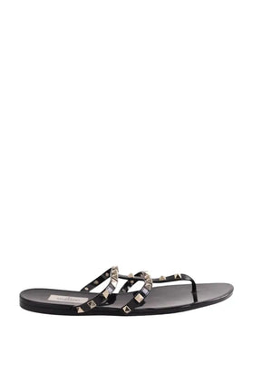 Sandales Valentino Noir en Plastique, taille 40 - Seconde Main