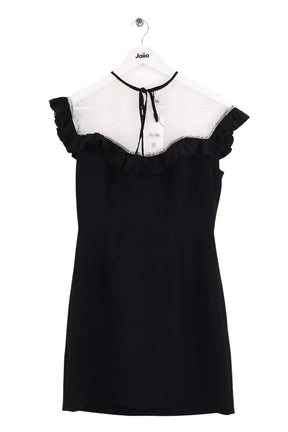 Robe Sandro Noir en Synthétique, taille M - Seconde Main