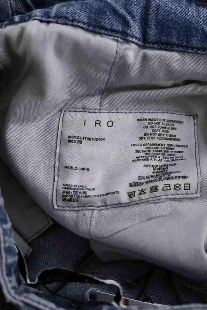 Jean Iro Bleu en Coton