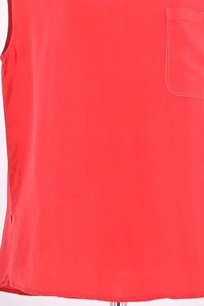 Top sans manche Pomandère  Rouge