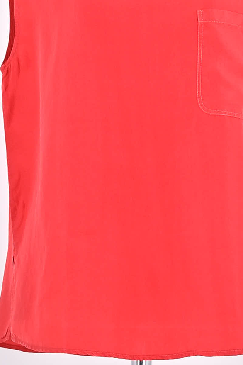 Top sans manche Pomandère  Rouge