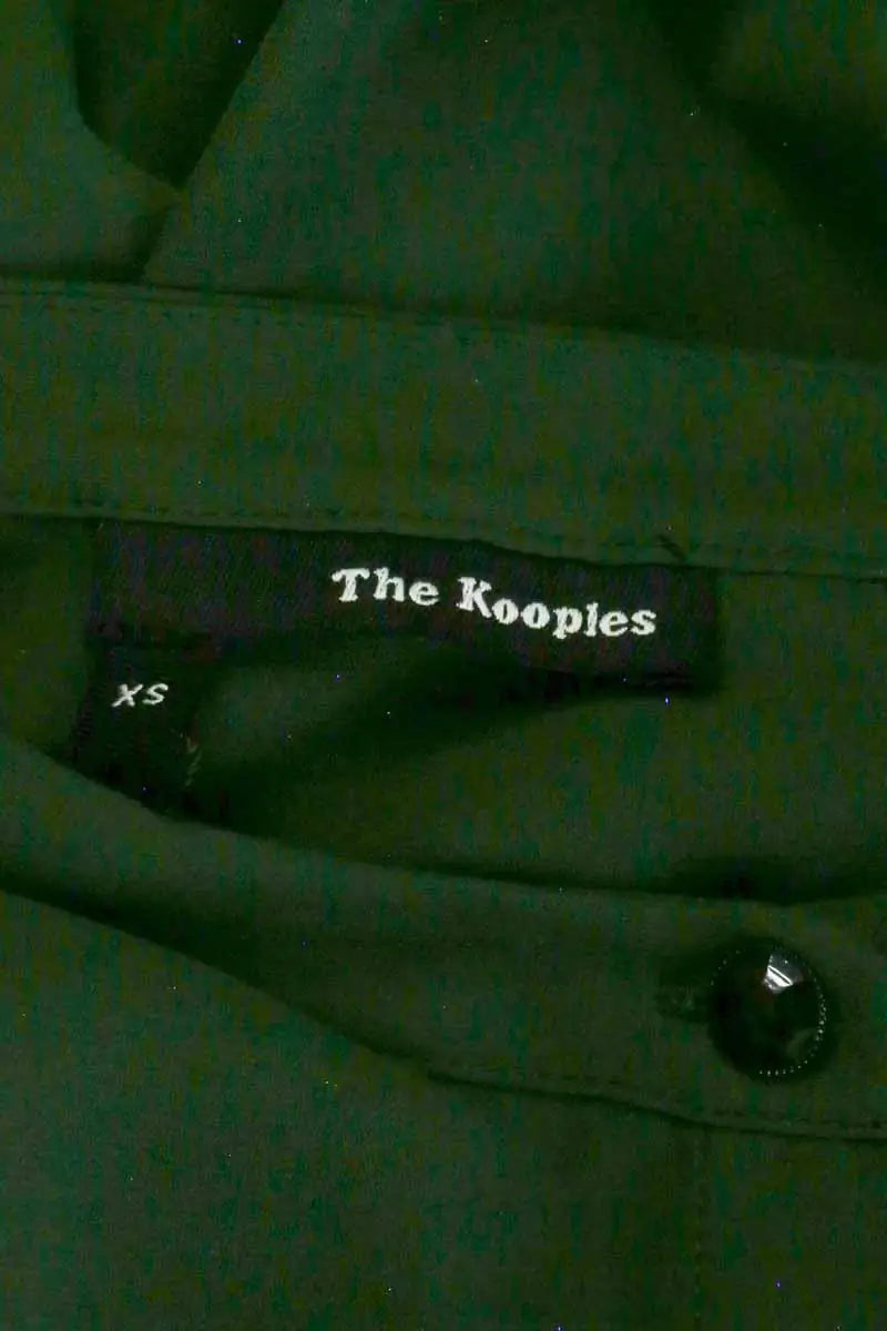 Chemise The Kooples Vert en Synthétique