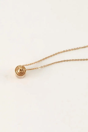 Collier Mon Petit Poids Rose en Plaqué or