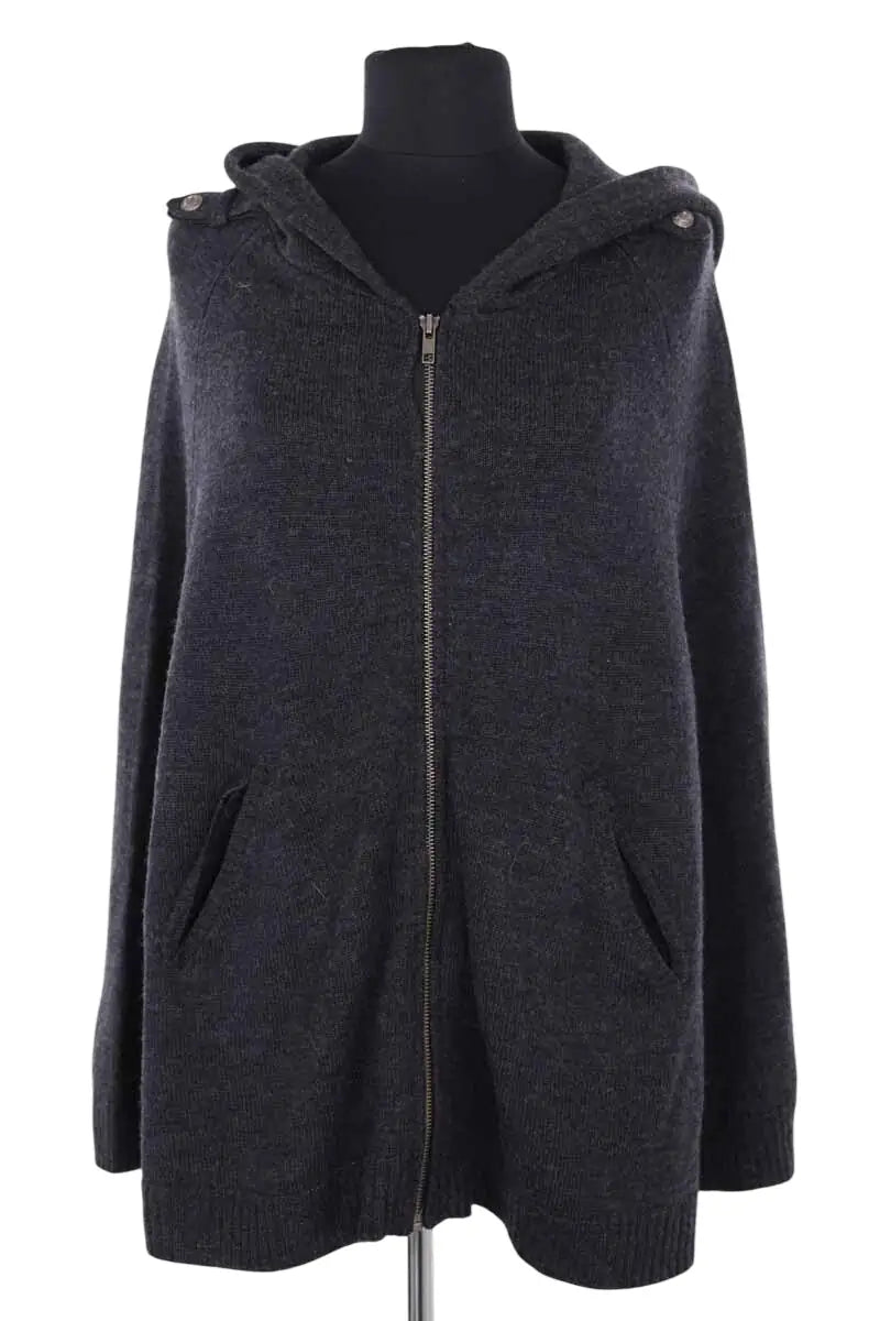 Gilet The Kooples Anthracite en Laine, taille TU - Seconde Main