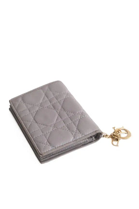 Porte-carte Dior Gris en Cuir