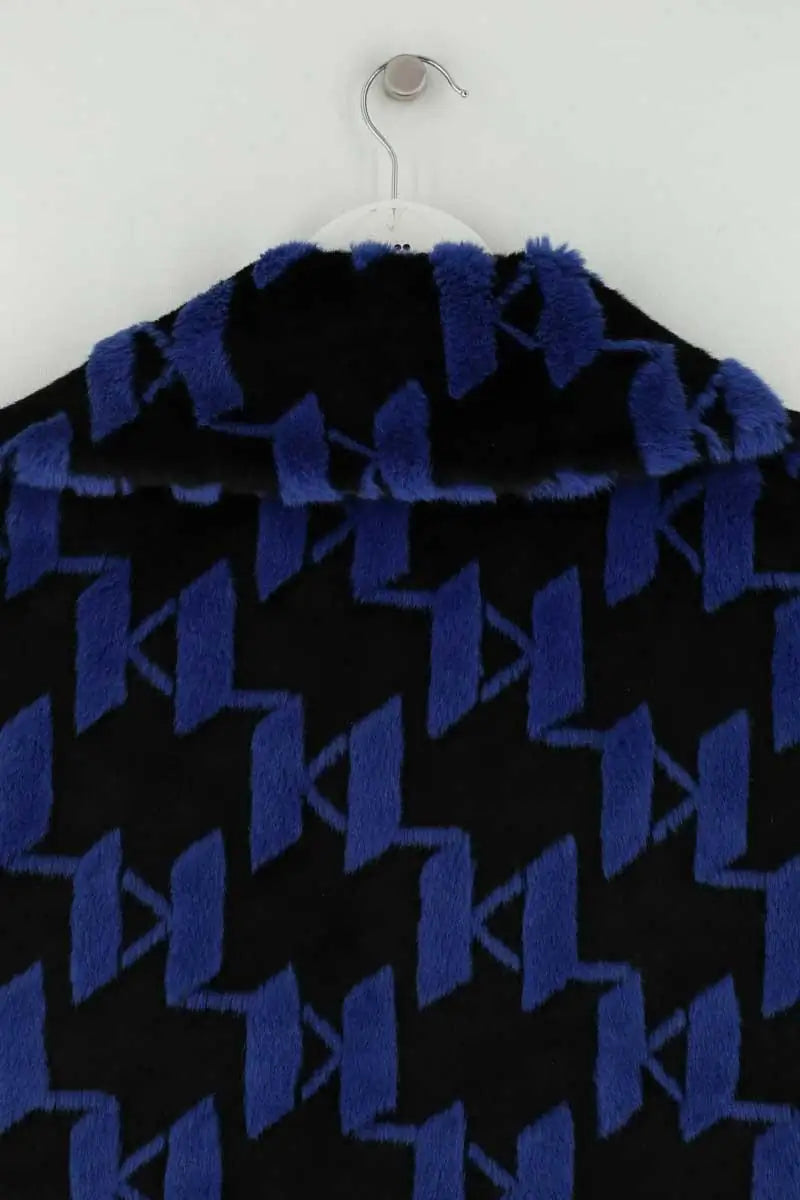 Veste Karl Lagerfeld Bleu en Synthétique