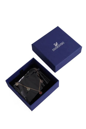 Collier Swarovski Doré en Acier