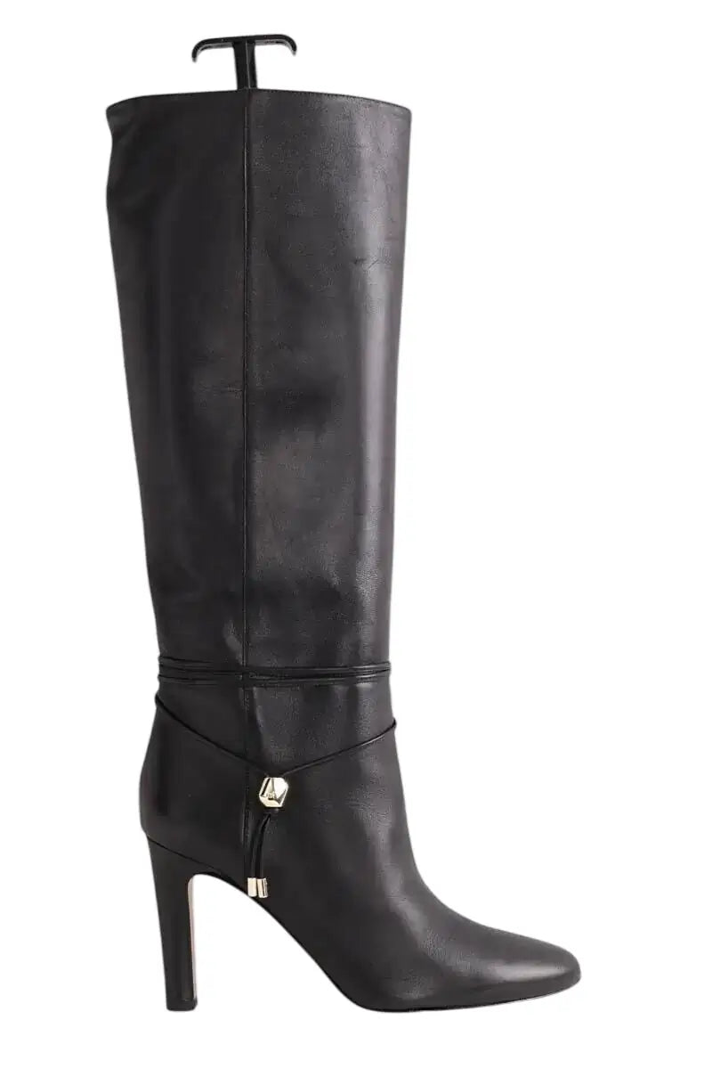 Bottes LK Bennett Loretta Noir en Cuir, taille 42 - Seconde Main