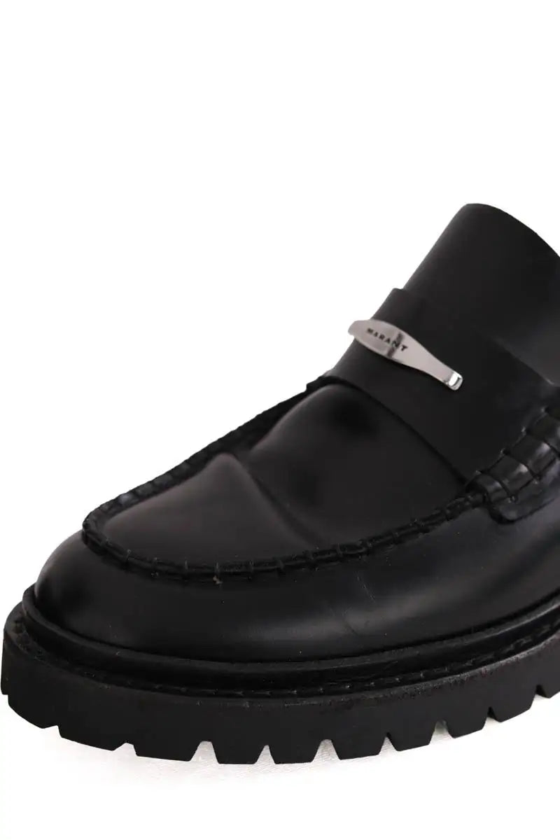 Mocassins Isabel Marant Noir en Cuir
