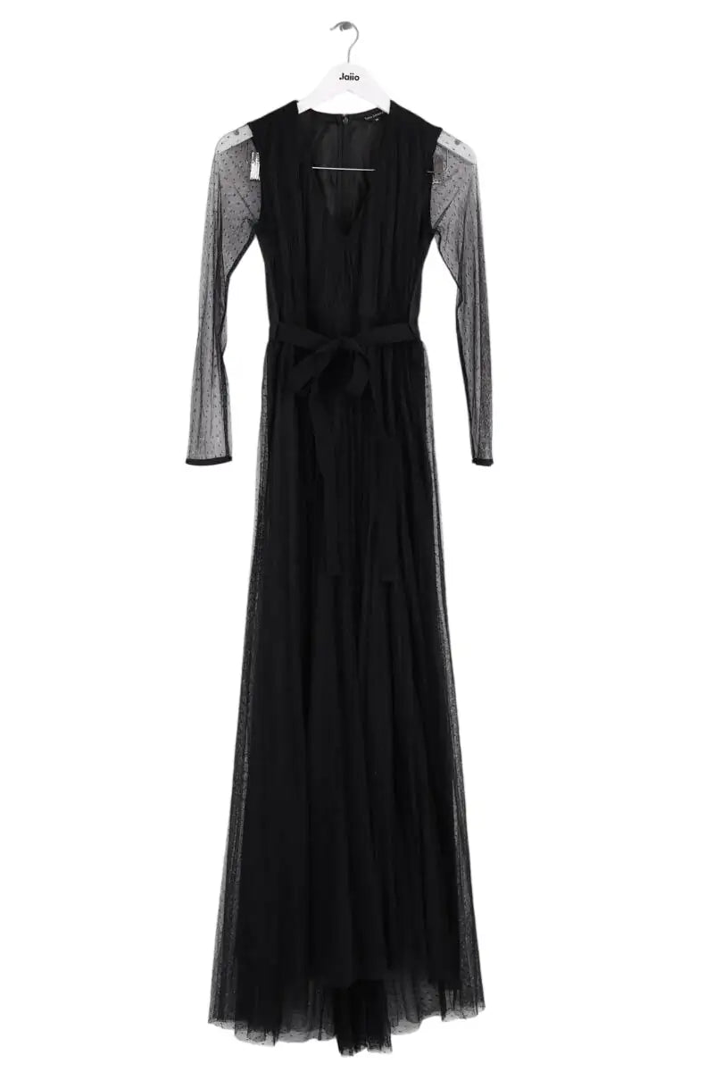 Robe Tara Jarmon Noir en Synthétique, taille S - Seconde Main