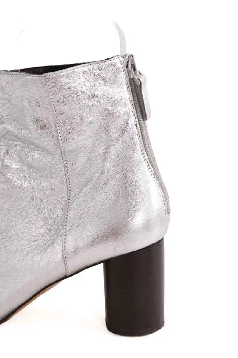 Boots Sandro Argent en Cuir
